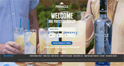 Desktop Screenshot of pinnaclevodka.com